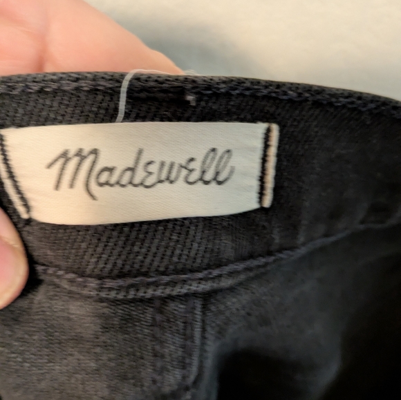 Madewell Black Distressed Women's Jeans - Picture 4 of 6
